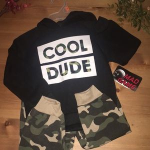 Hooded Sweatshirt Baby Joggers Set